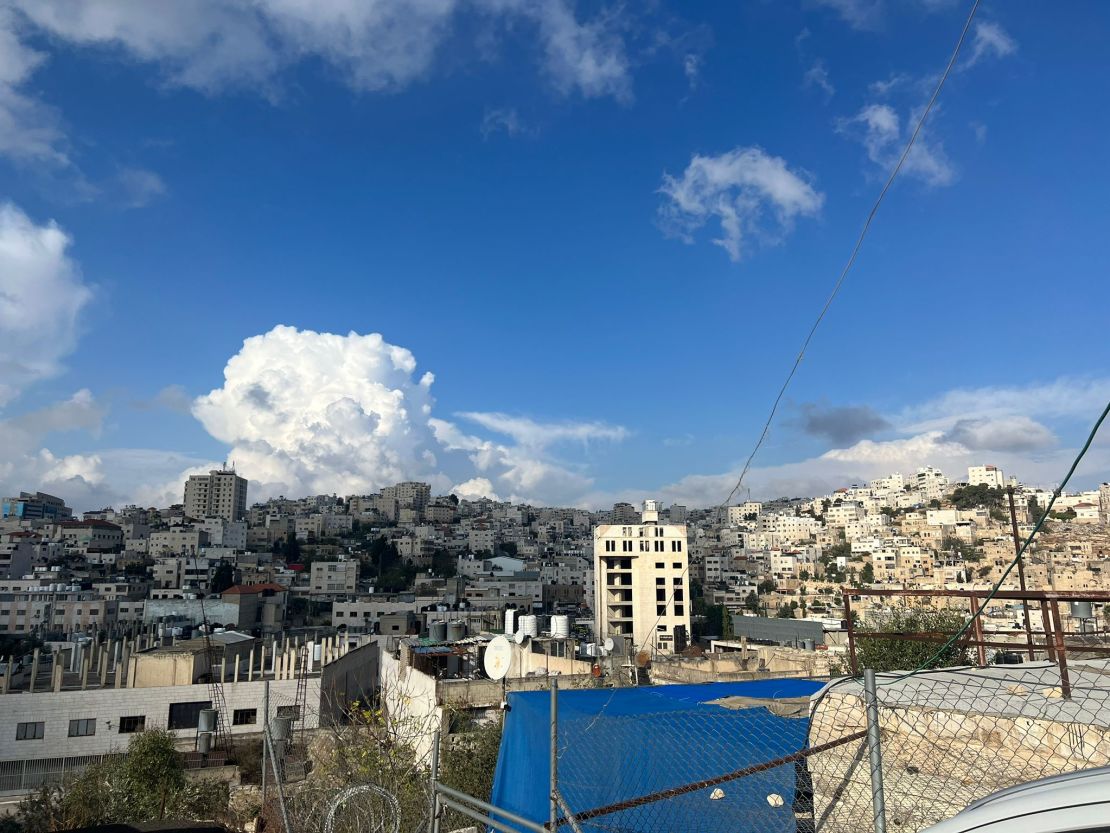 A view of the city of Hebron from the old city on November 17.