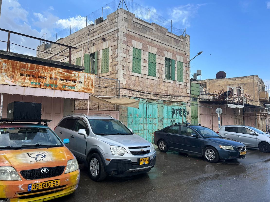Tarik Betar's home is seen in the old city of Hebron on November 17.