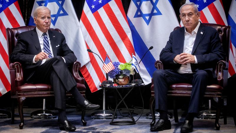 Podziały między Bidenem i Netanjahu wychodzą na pierwszy plan