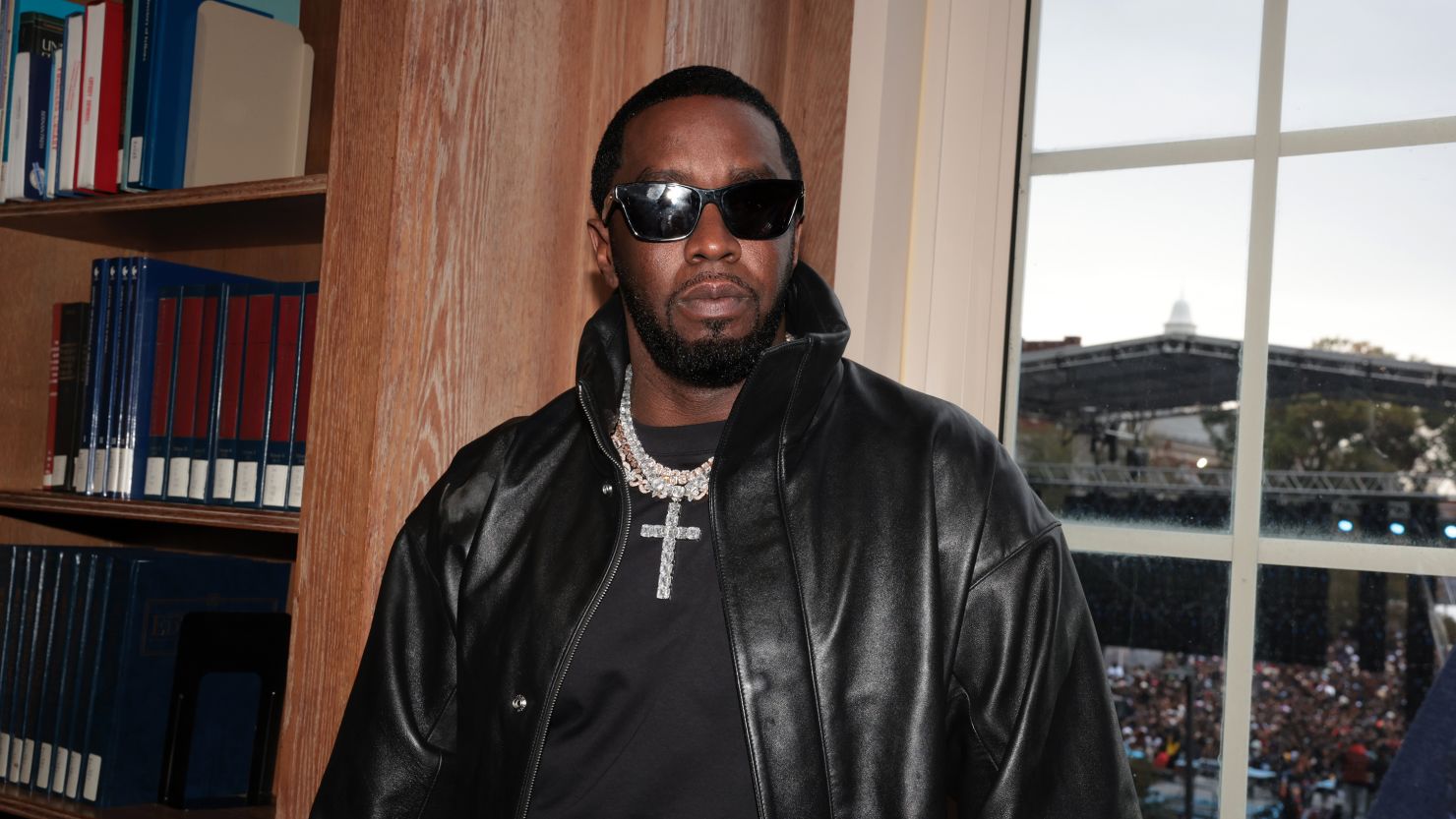 WASHINGTON, DC - OCTOBER 20: Sean "Diddy" Combs attends  Sean "Diddy" Combs Fulfills $1 Million Pledge To Howard University At Howard Homecoming -- Yardfest at Howard University on October 20, 2023 in Washington, DC. (Photo by Shareif Ziyadat/Getty Images for Sean "Diddy" Combs)