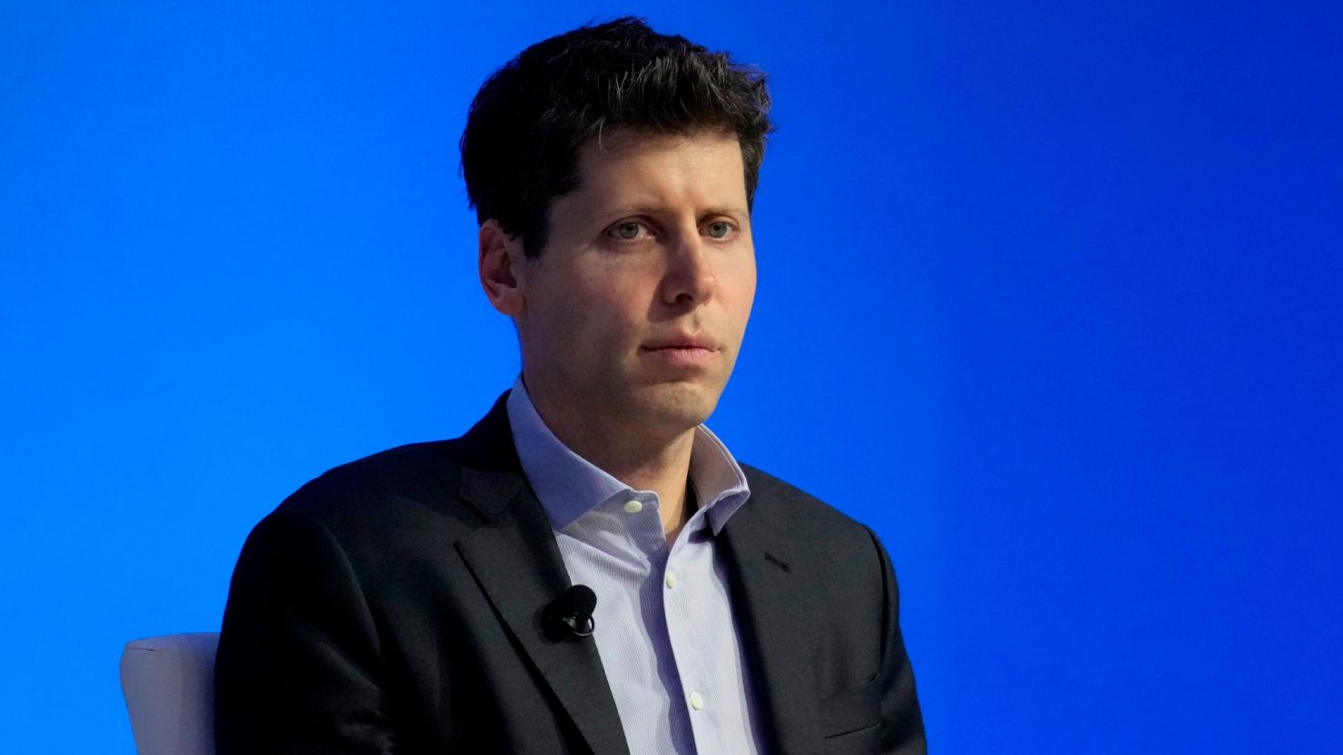 Open AI CEO Sam Altman participates in a discussion entitled 'Charting the Path Forward: The Future of Artificial Intelligence" during the Asia-Pacific Economic Cooperation (APEC) CEO Summit, Thursday, Nov. 16, 2023, in San Francisco. (AP Photo/Eric Risberg)