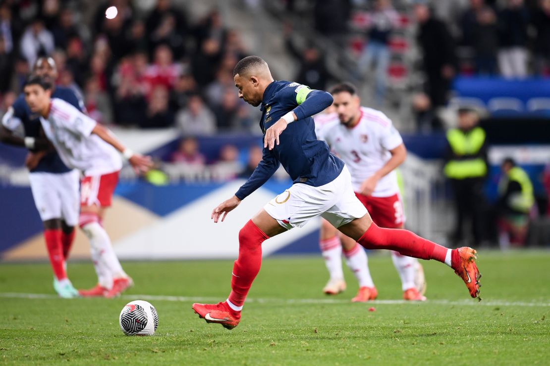 10 Kylian MBAPPE (fra) during the UEFA Euro 2024, qualifications match between France and Gibraltar at Allianz Riviera on November 18, 2023 in Nice, France.