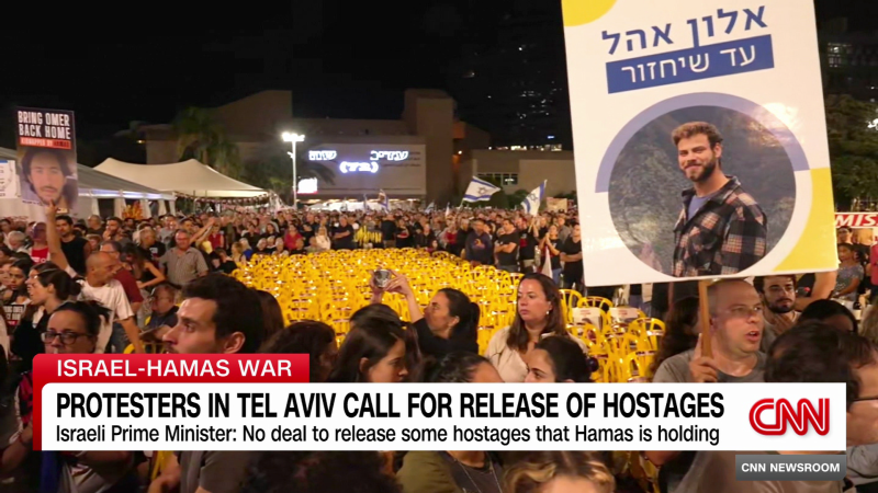Protesters in Tel Aviv call for release of all hostages | CNN
