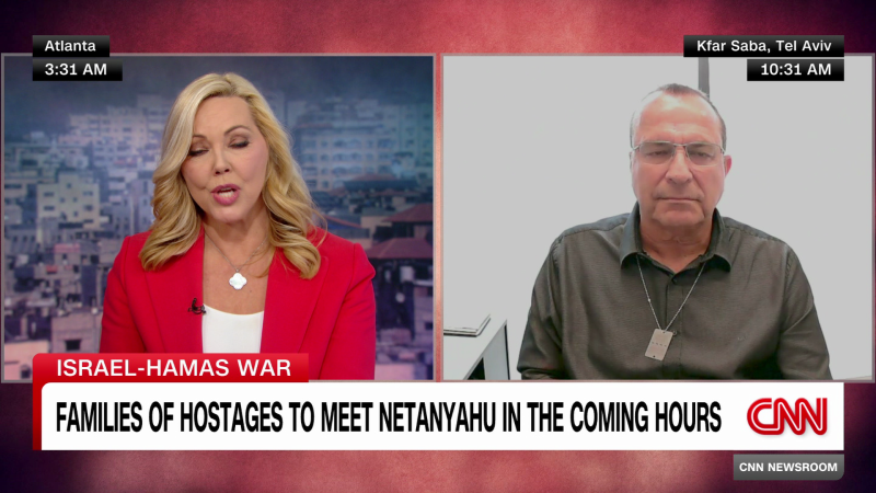 Families of hostages to meet Israeli PM Netanyahu