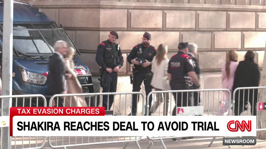 Pop icon Shakira reaches deal in tax fraud trial | CNN