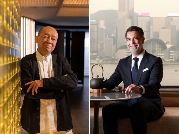 <strong>Dynamic duo: </strong>Lo (L) and Michel Chertouh (R), the managing director of the new Regent, have been working together since the pandemic to redesign both the hotel and its guest experiences.