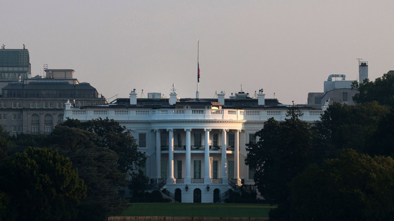 The White House in Washington, DC, in August 2021.