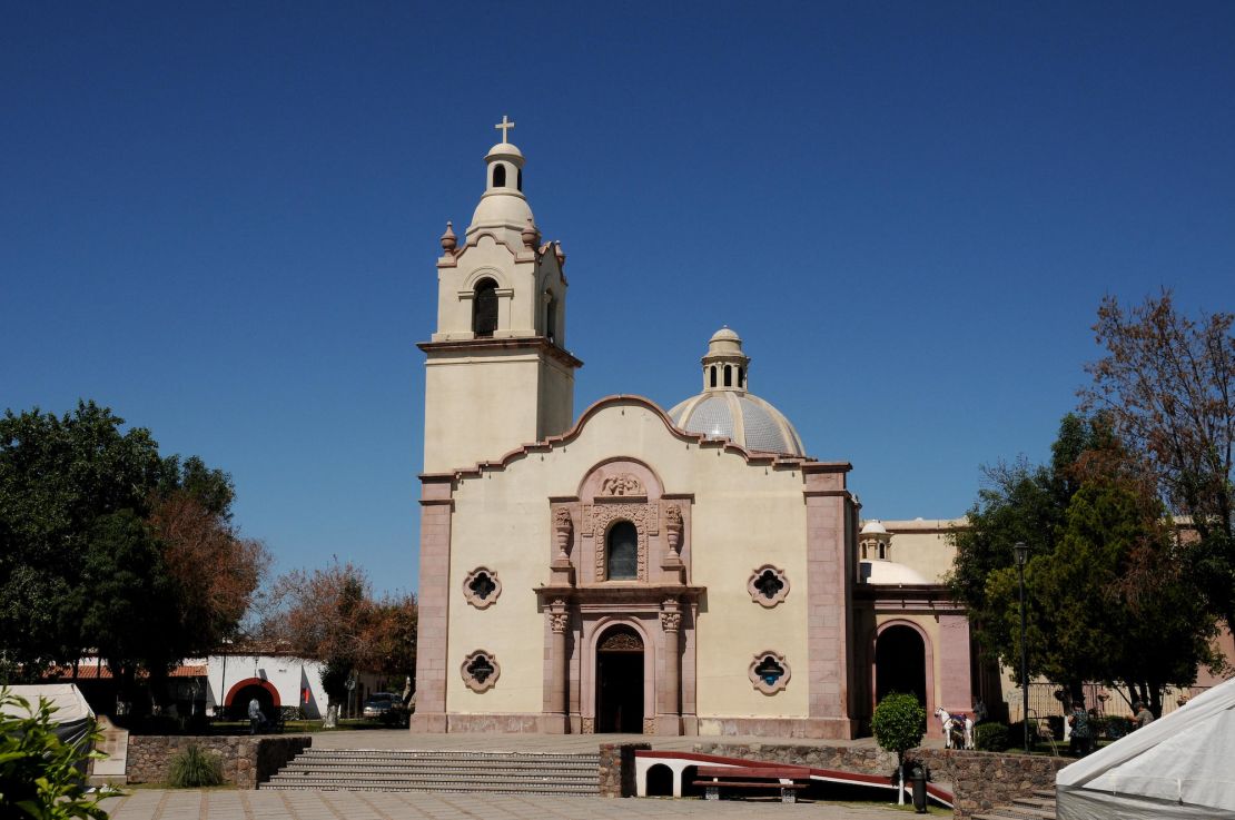 The Jesuit missionary Eusebio Kino figures founded the Santa Maria Magdalena de Buquivaba Mission on the site inhabited by the Pima Indians, Magdalena, Sonora, Mexico.