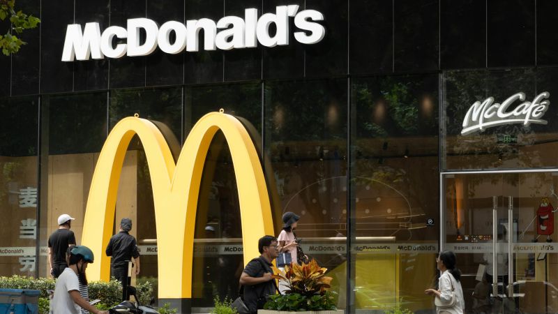麦当劳在中国加大投资以抓住“巨大机遇”