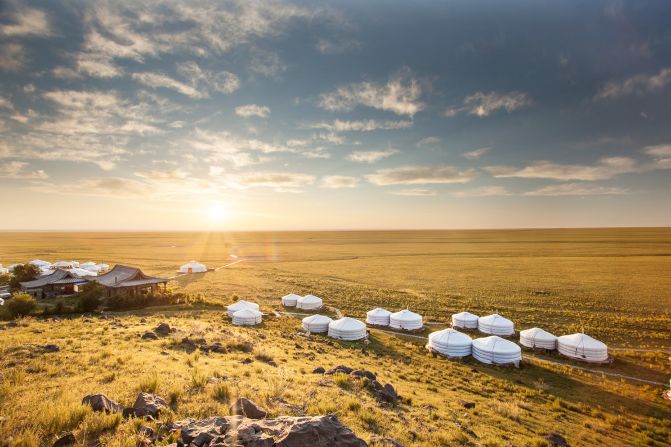 <strong>A dream come true: </strong>The Three Camel Lodge was founded by 68-year-old Mongolian-American Jalsa Urubshurow, who first visited his father's homeland in the early 1990s. "It's a wonderful thing if you can be protecting our planet, and sharing your culture with people," he says. 