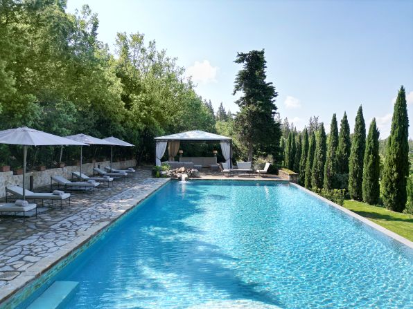 <strong>Lounging poolside: </strong>Villa Ardore also has an outdoor pool.