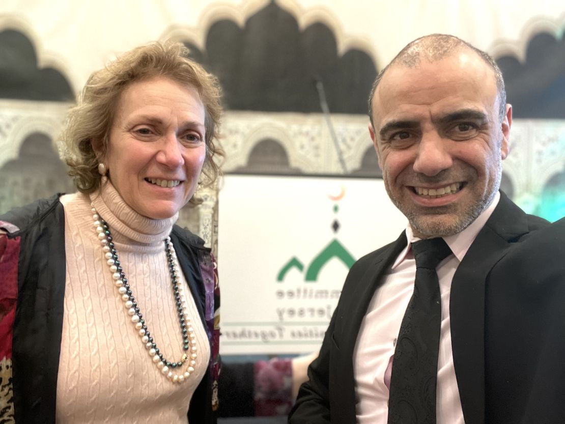 Joan Goldstein and Mohammed Alhomsi.