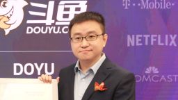 In this handout image, Chen Shaojie founder and CEO of DouYu International Holdings Limited, poses for a picture in New York, USA, on July 17, 2019.