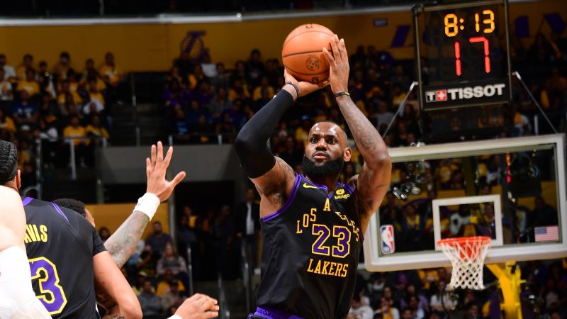 LeBron James became the first NBA player to score 39,000 points, leading the Los Angeles Lakers to the playoffs this season.