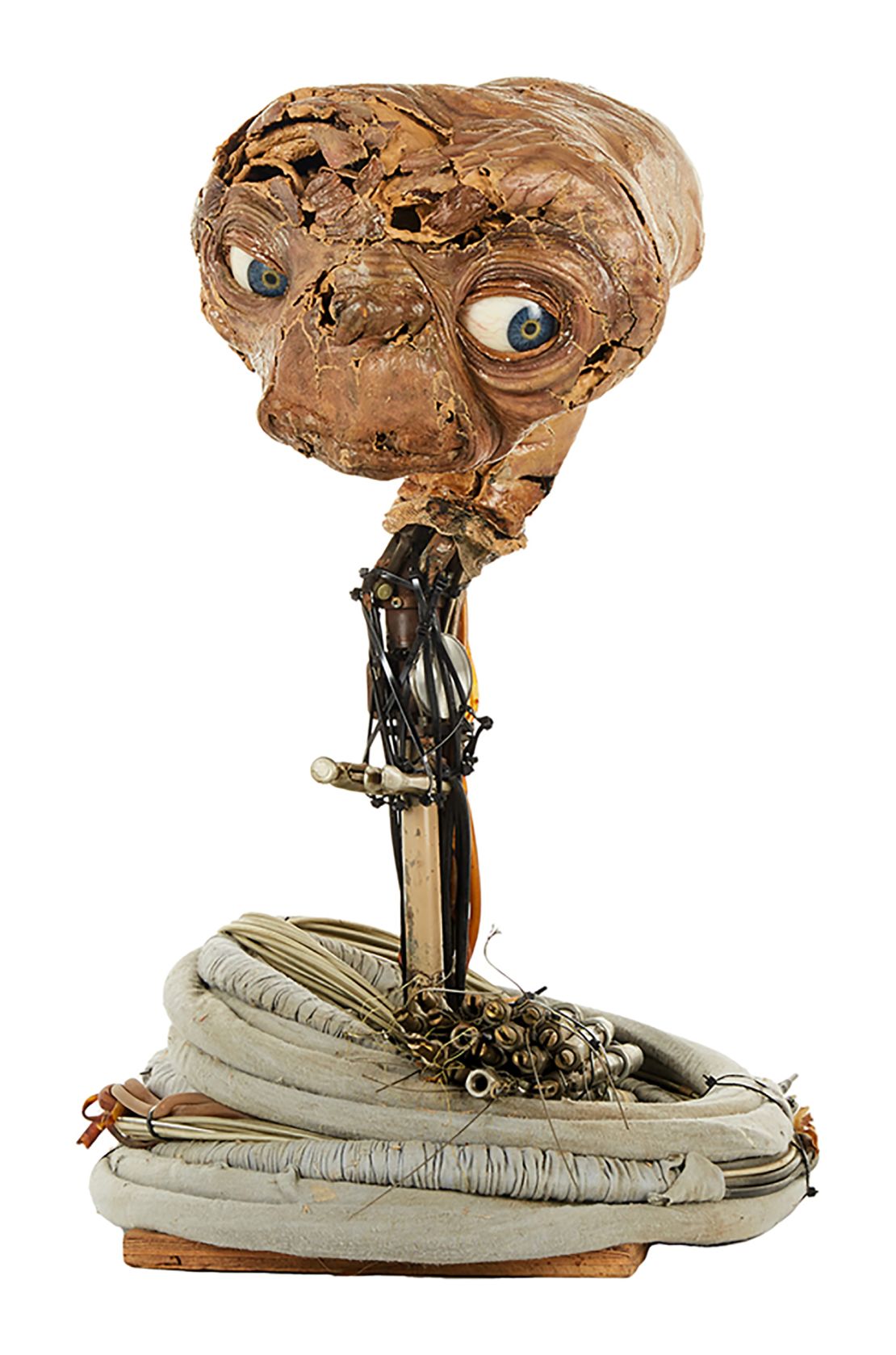 The most iconic and beloved alien of all time will be at the center of this celebration with the offering of an original hero mechanical animatronic E.T. head (Estimate: $800,000 - $1,000,000) created by the legendary Carlo Rambaldi and as seen throughout Steven Spielberg's, E.T. The Extra Terrestrial. TCM and Julien's previously sold a full E.T. animatronic model for over $2.5 million dollars.