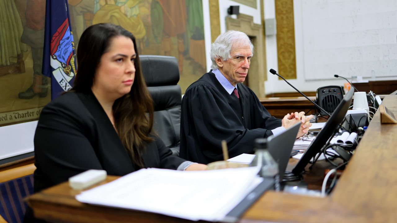 NEW YORK, NEW YORK - NOVEMBER 13: Justice Arthur Engoron presides over the civil fraud trial of former President Donald Trump and his children at New York State Supreme Court  on November 13, 2023 in New York City. Donald Trump Jr. is the first witness called by the Trump defense team during the civil fraud trial concerning allegations that he; his father, the former president; and his brother Eric conspired to inflate Trump Sr.'s net worth on financial statements provided to banks and insurers to secure loans. New York Attorney General Letitia James has sued seeking $250 million in damages. (Photo by Michael M. Santiago/Getty Images)