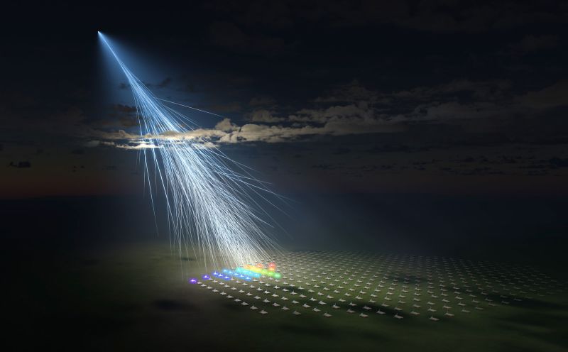 Scientists detect a cosmic ray that's almost as powerful as the