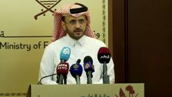 qatar Majed Al-Ansari ministry of foreign affairs spox 112323