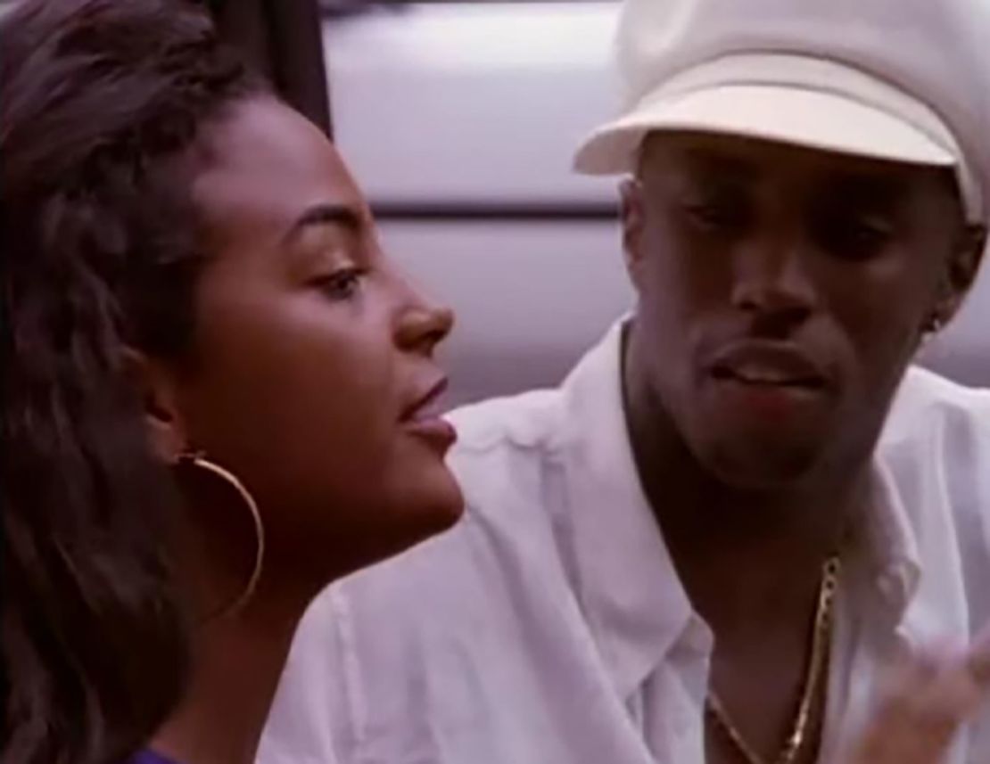 Joi Dickerson-Neal with Sean "Diddy" Combs featured in the music video "Straight From The Soul."
