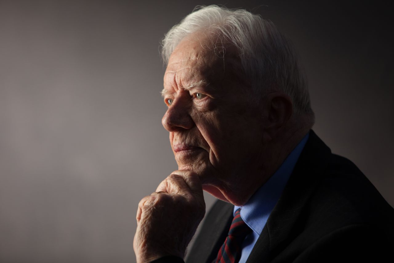 Former President Jimmy Carter interviewed for "The Presidents' Gatekeepers" project at the Carter Center, Atlanta, Georgia, September 14, 2011.