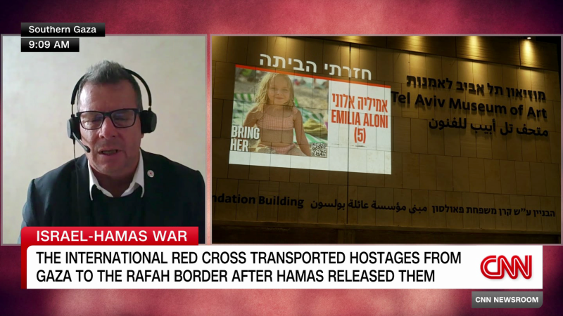 Director of crisis response team shares details of the transfer of Israeli hostages out of Gaza