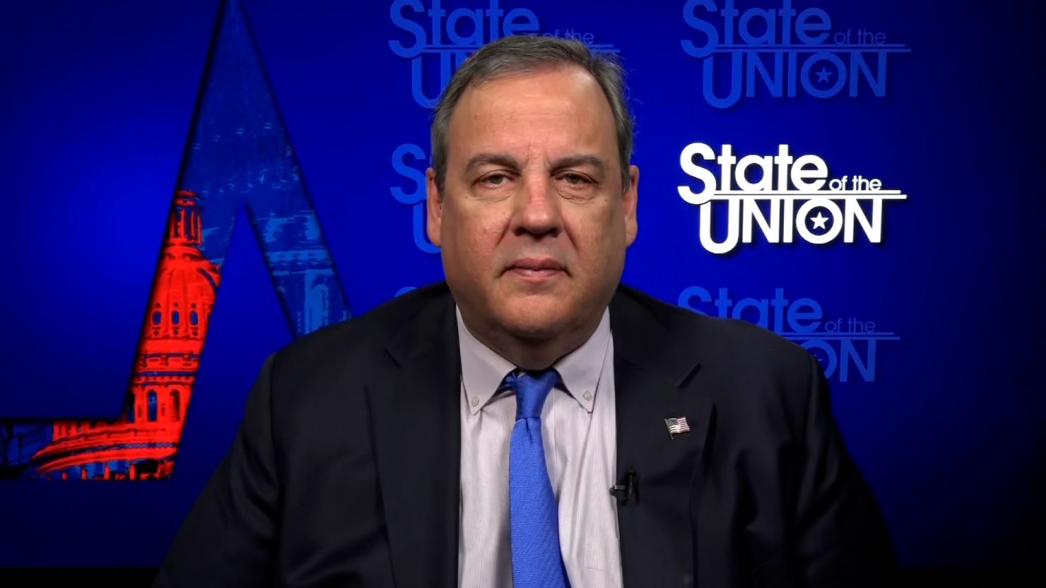 Former New Jersey Gov. Chris Christie on CNN's "State of the Union" on November 26, 2023.