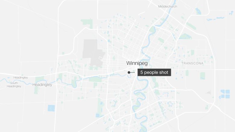 Three people are dead and two others were injured during a shooting early Sunday morning in Winnipeg, Manitoba, Canada, law enforcement officials said.