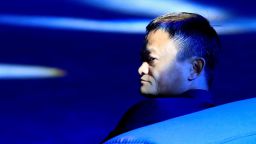 FILE PHOTO: Alibaba Group co-founder and executive chairman Jack Ma attends the World Artificial Intelligence Conference (WAIC) in Shanghai, China, September 17, 2018. REUTERS/Aly Song/File Photo