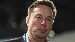Elon Musk, chief executive officer of Tesla Inc., at the AI Safety Summit 2023 at Bletchley Park in Bletchley, UK, on Wednesday, November 1, 2023.