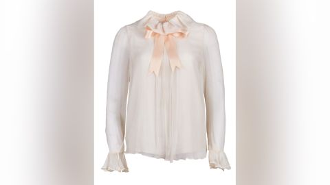 From Julien's Auction House: Making a stunning appearance on the auction block this December will be a piece from one of the most iconic images ever taken of Princess Diana: her blush pink chiffon Emanuels blouse worn in her famous 1981 engagement portrait photographed by Lord Snowdon.