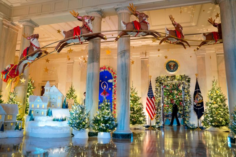 Jill Biden Unveils White House Holiday Decorations CNN   231127182950 04 White House Holiday Decorations 2023 