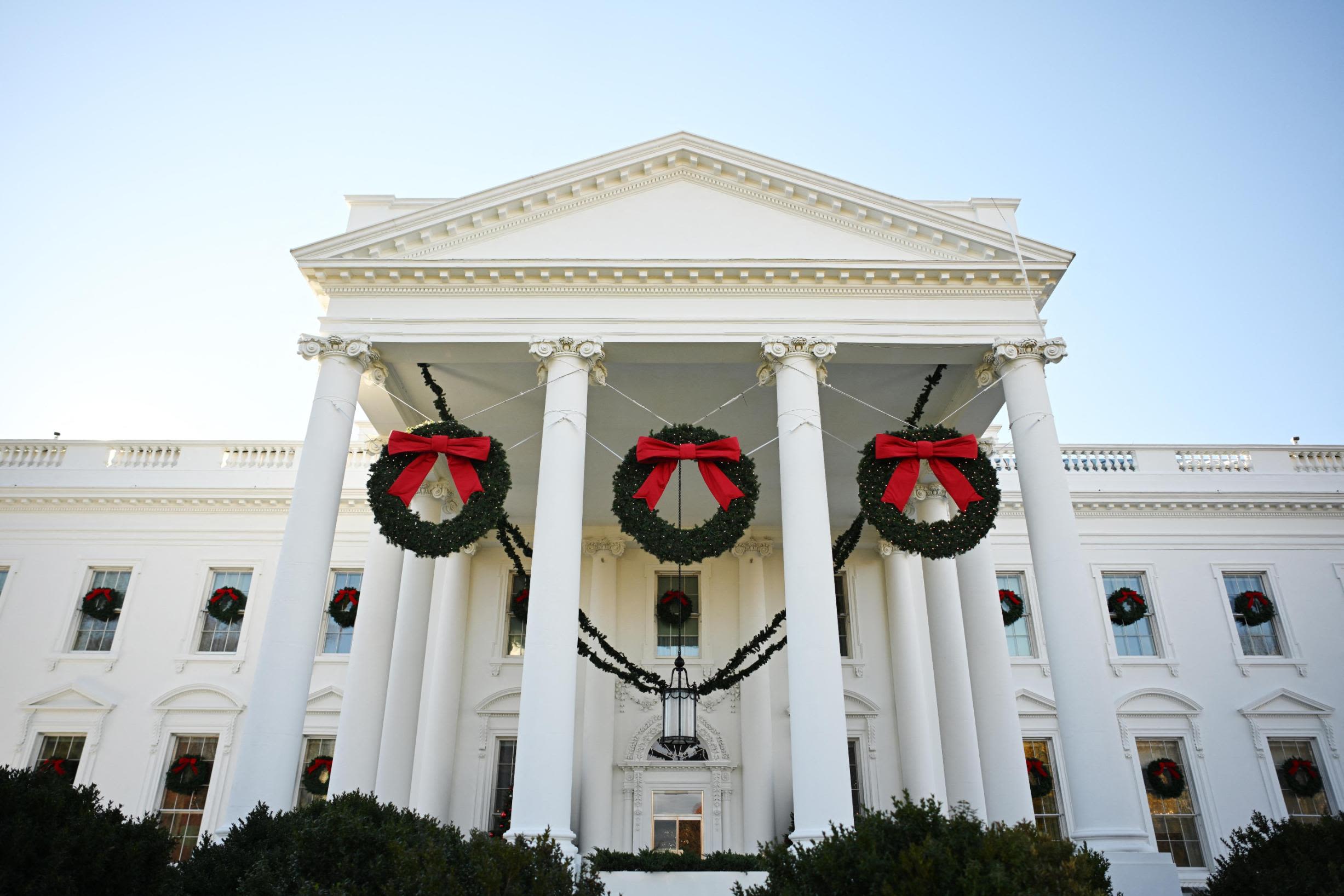 Jill Biden unveils White House holiday decorations