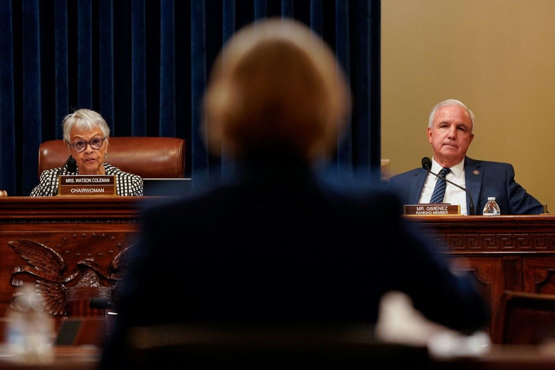 Rep. Bonnie Watson Coleman questioned US Coast Guard Commandant Linda Fagan shortly after she became the first female head of the agency in June 2022. 