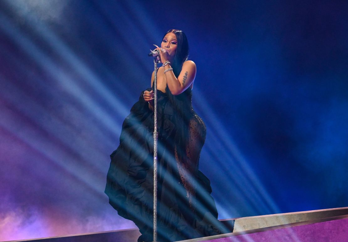 Nicki Minaj performs onstage at the 2023 MTV Video Music Awards held at Prudential Center on September 12, 2023 in Newark, New Jersey. (Photo by Gilbert Flores/Variety via Getty Images)