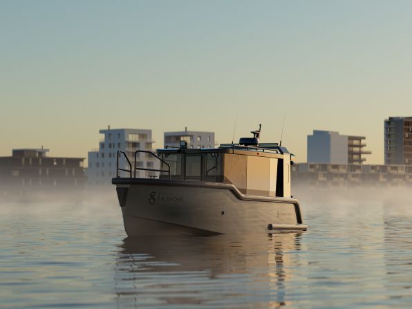 Another Swedish company, X Shore, has produced the “Pro” – an all-electric boat that is 26 feet (8 meters) long and seats up to 10 people, with a top speed of 30 knots (about 35 mph).