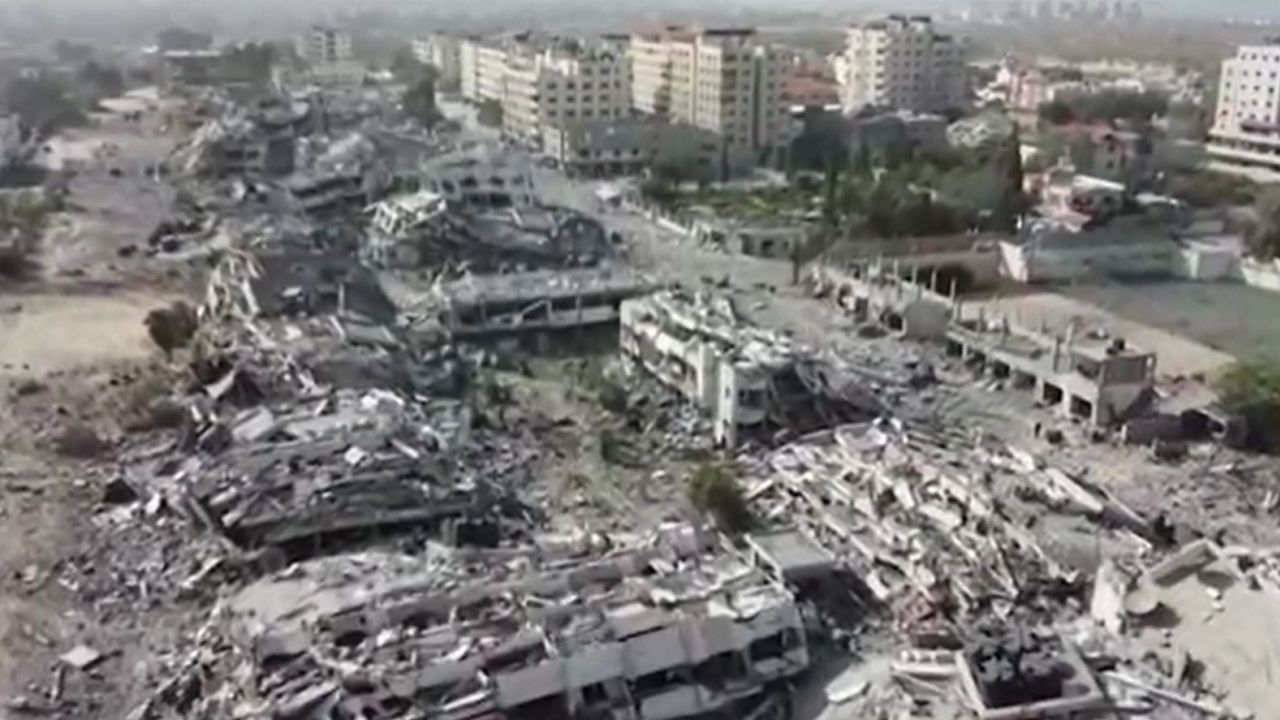 gaza destruccion drone