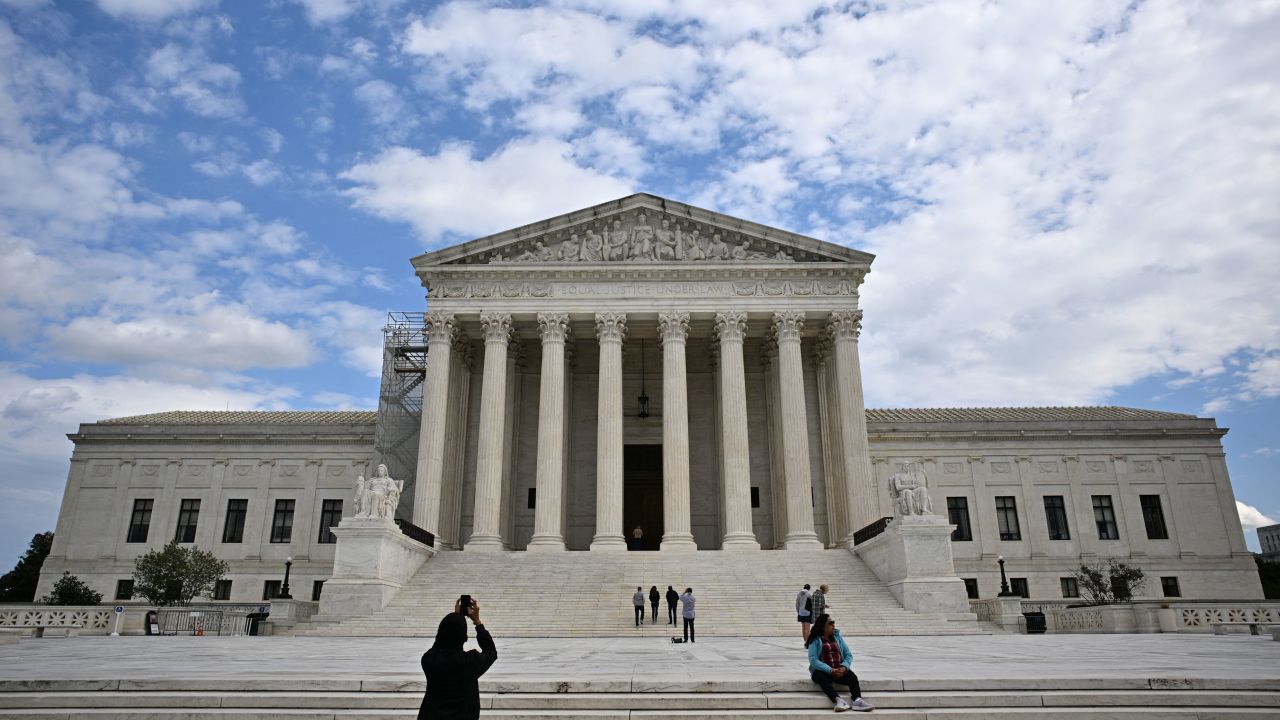 The US Supreme Court is seen in Washington, DC, on October 9, 2023. (Photo by Mandel NGAN / AFP) (Photo by MANDEL NGAN/AFP via Getty Images)