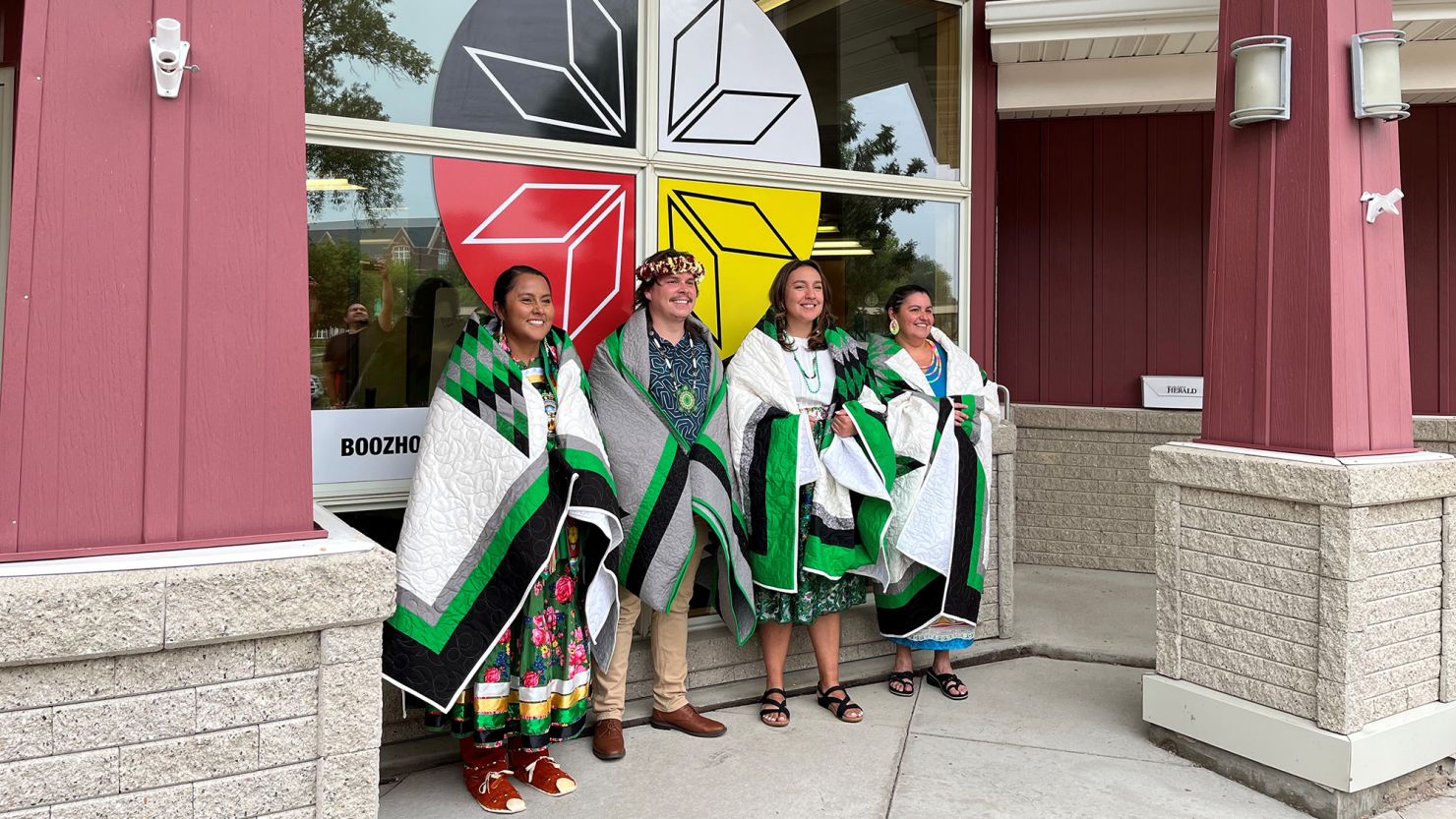 Pictured is the first class of graduates from the University of North Dakota's Indigenous health doctoral program. 