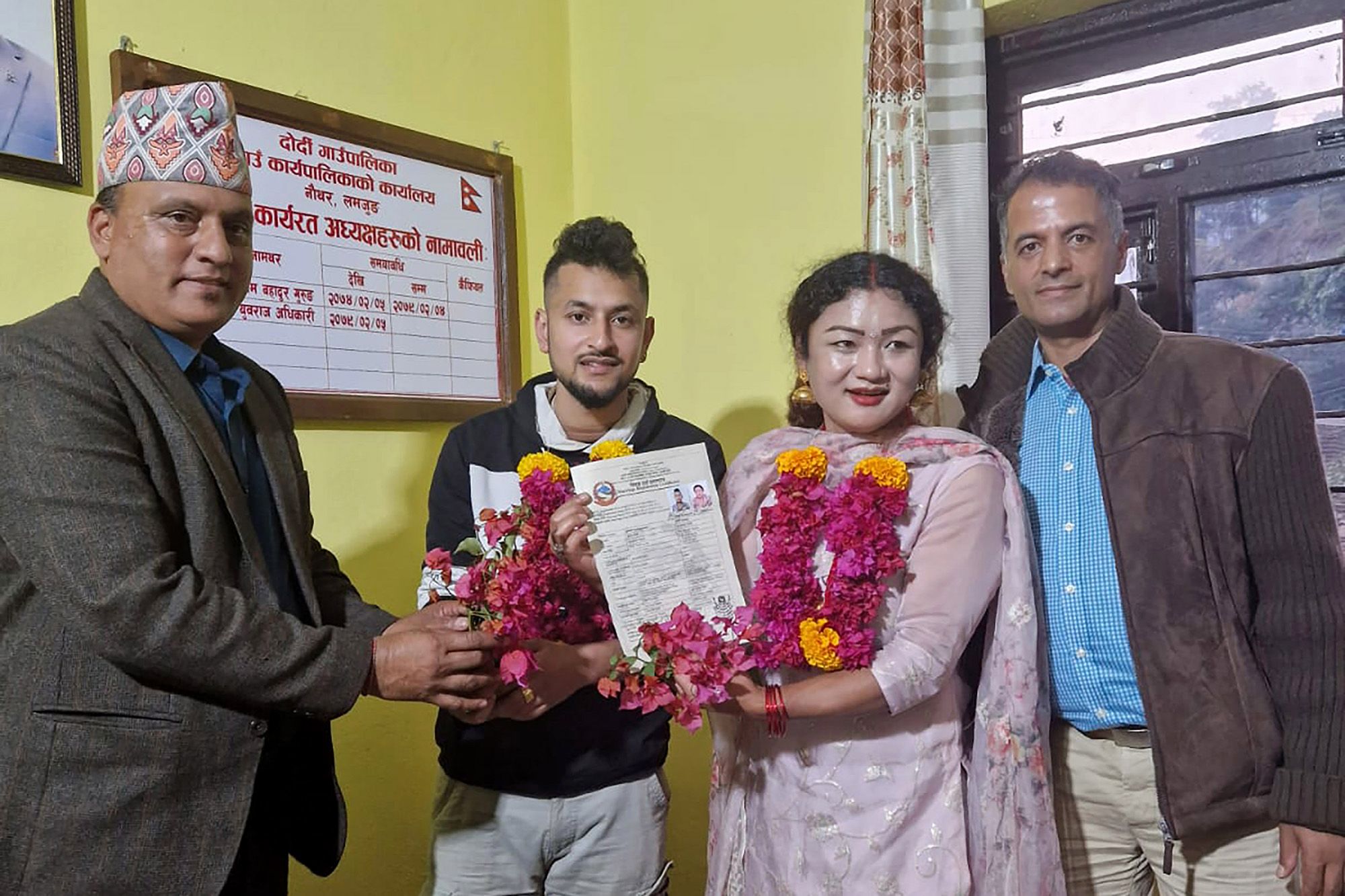 Nepali Sleeping Sex - Nepal registers its first same-sex marriage | CNN
