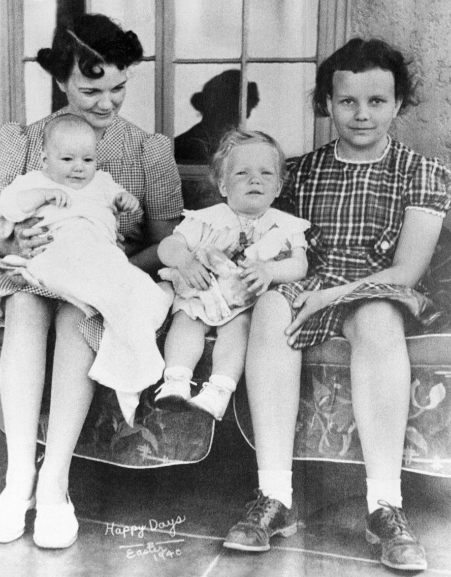 O'Connor, right, was born March 26, 1930, in El Paso, Texas. Her parents were ranchers. Her mother, Ada Mae, is seen on the left holding Sandra's brother, Alan. Sandra's sister, Ann, is in the middle.