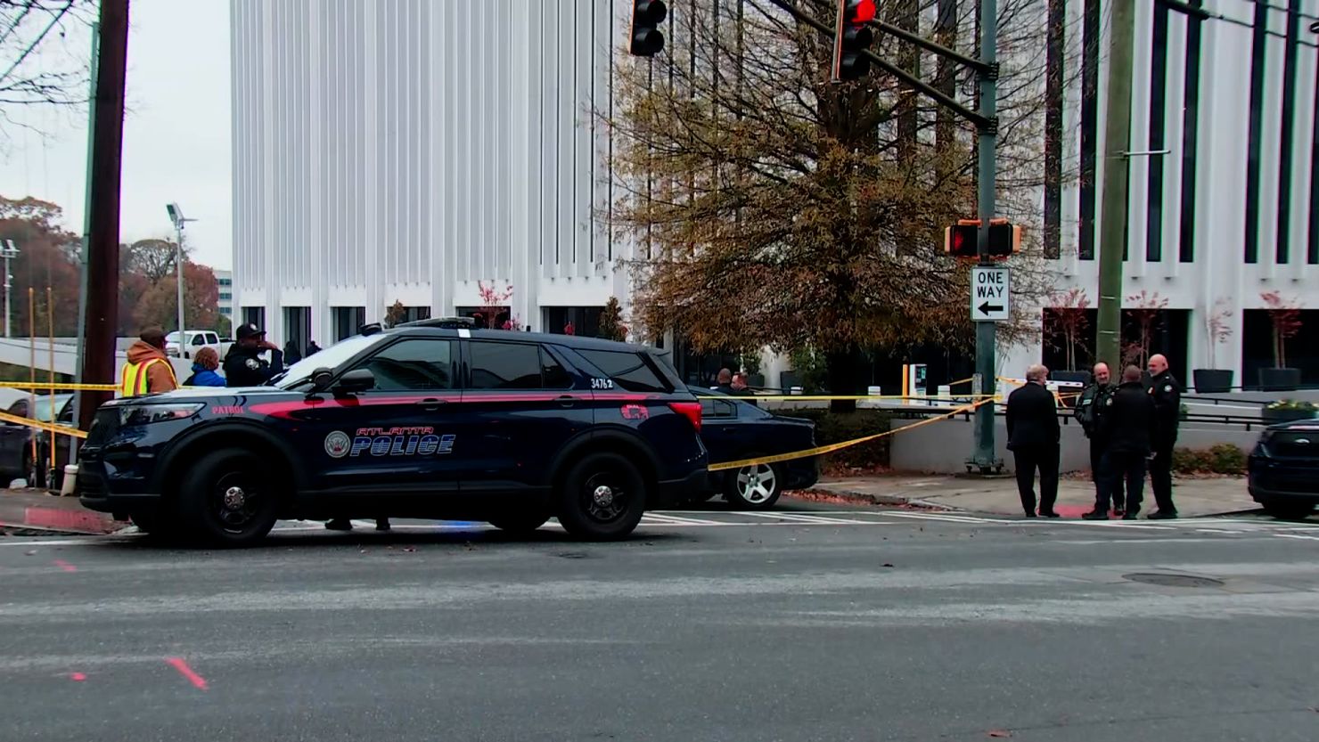 Police respond to a scene in Atlanta where there were reports of a people being injured.