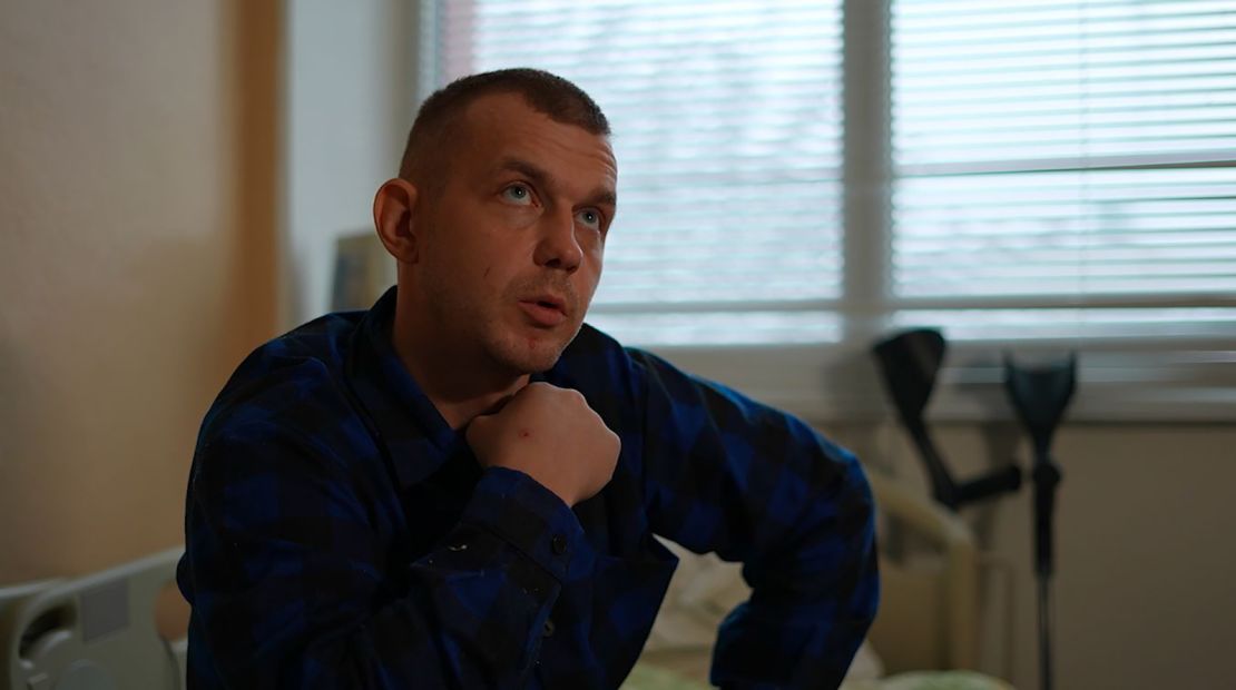 Serhii, 36, during an interview with CNN.