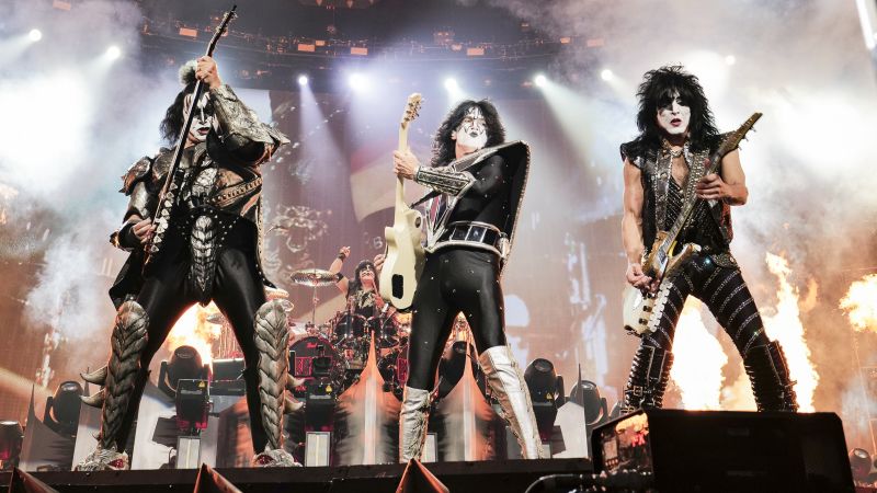KISS members say goodbye at the final concert of the tour