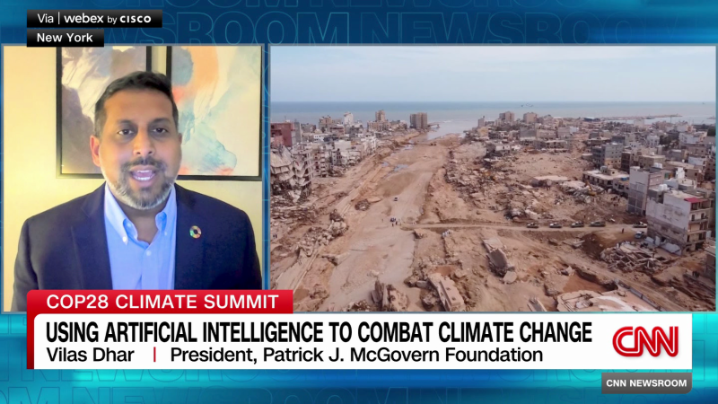 COP28 panel leader explains how AI could help combat climate change