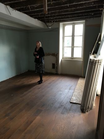 <strong>Big job: </strong>"It really wasn't in move in condition at all," says Ellen, explaining that the house needed extensive work to make it liveable again.