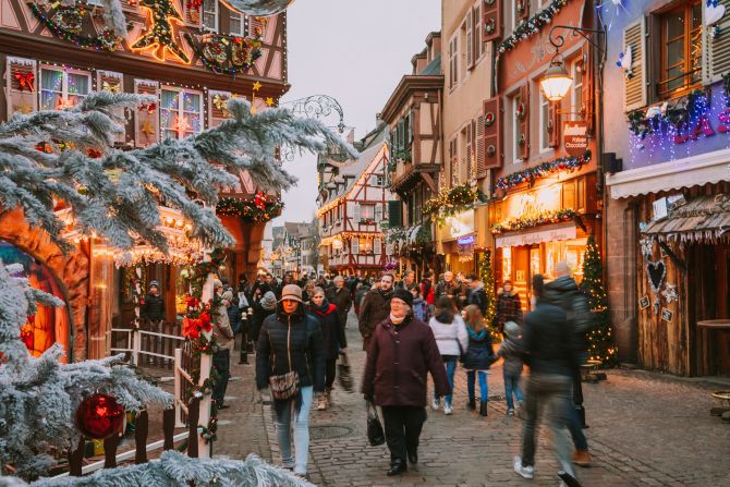 <strong>Colmar, France: </strong>With six themed markets linked by illuminated streets, this picturesque French city in the eastern Alsace region of France captures the magic of this time of year in a truly remarkable way.