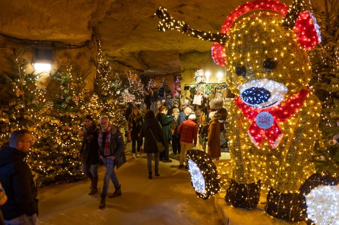 <strong>Valkenburg, Netherlands: </strong>This Dutch village is known for its internationally renowned Christmas Caves, which includes the Municipality Cave, home to one of the largest indoor Christmas markets in Europe, and the Velvet Cave.
