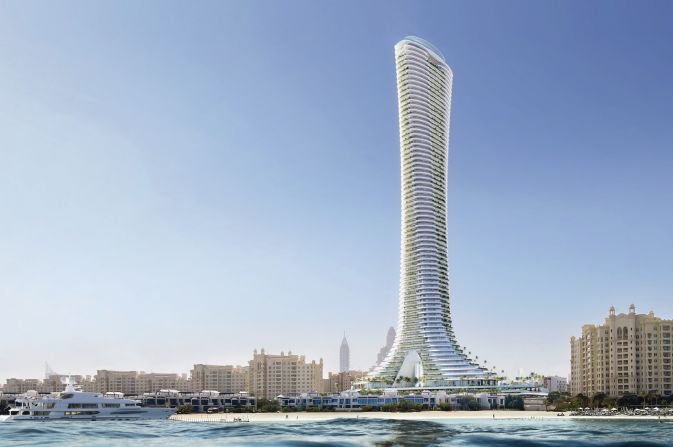 The skyscraper will feature multiple swimming pools, padel courts, squash courts, a gymnasium, a spa and wellness center and a 360-degree viewing deck.