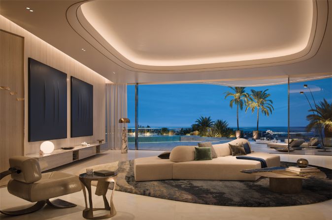 The penthouse, shown in this artist's impression, set a new record for the Dubai real estate market, one of the busiest in the world when it comes to luxury properties