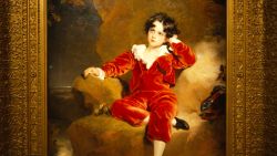 The Red Boy by Thomas Lawrence, displayed at the Hong Kong Palace Museum